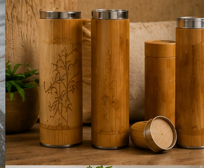 Lọ tre 3 ống decor